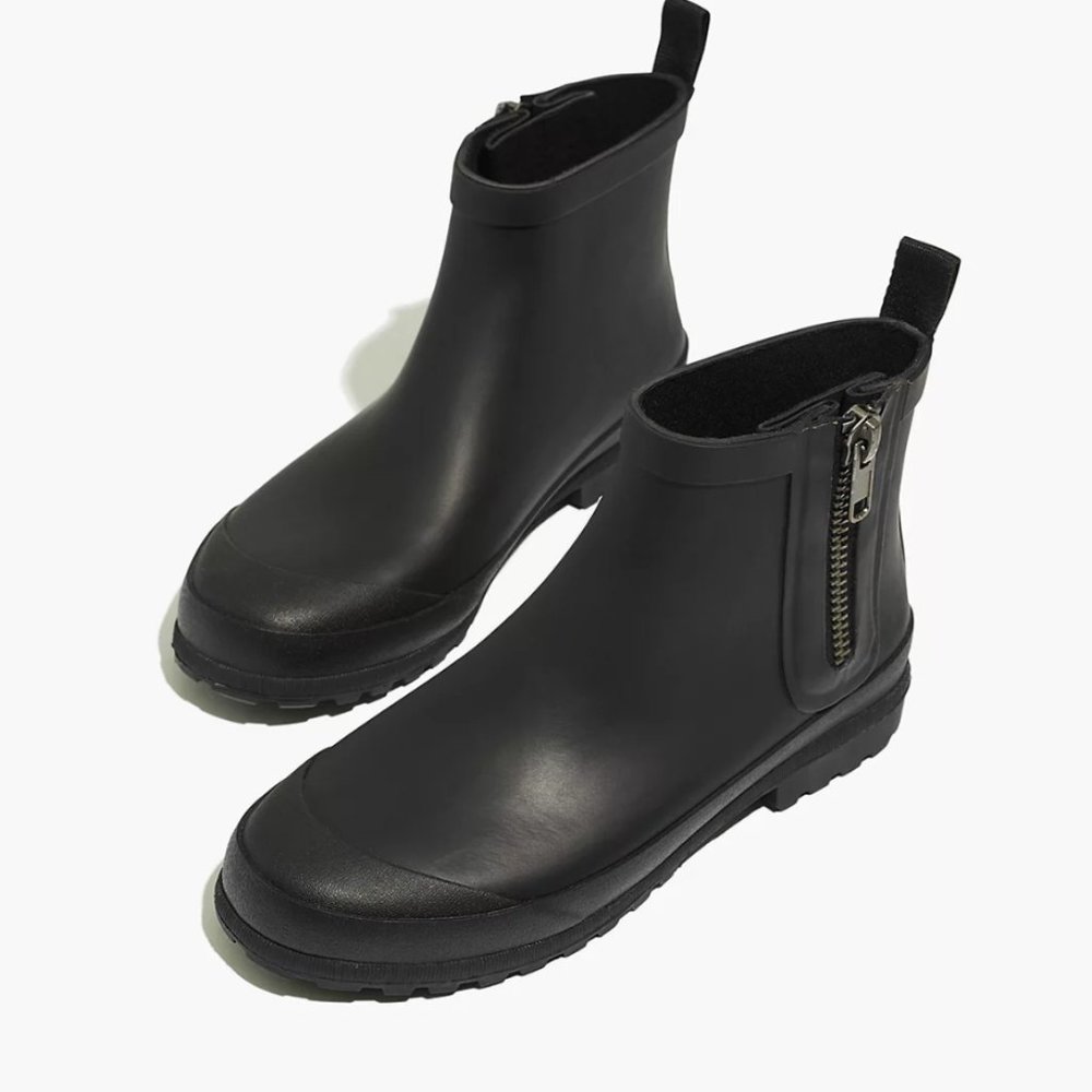 Madewell Zip-Up Lugsole Rain Boot - Size 8 - NWT